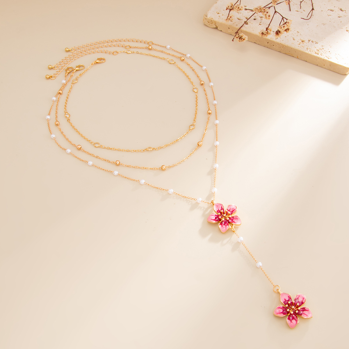 Изящное многослойное ожерелье  – обзор и цена Layered Pendant Necklace Aesthetic
