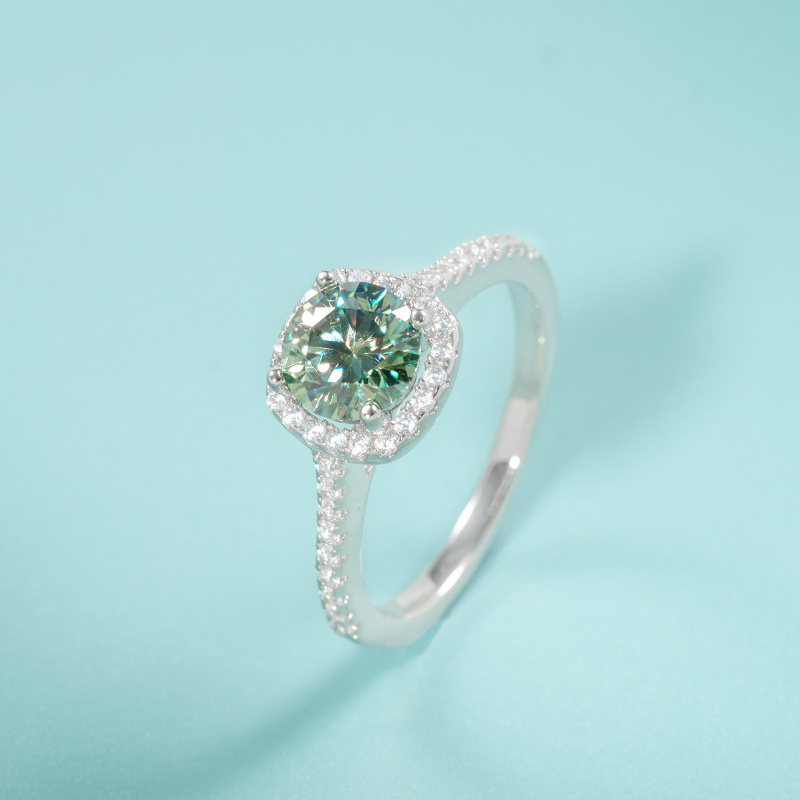1 шт. Обручальное кольцо с кру – обзор и цена Moissanite Engagement Ring 1 Carat