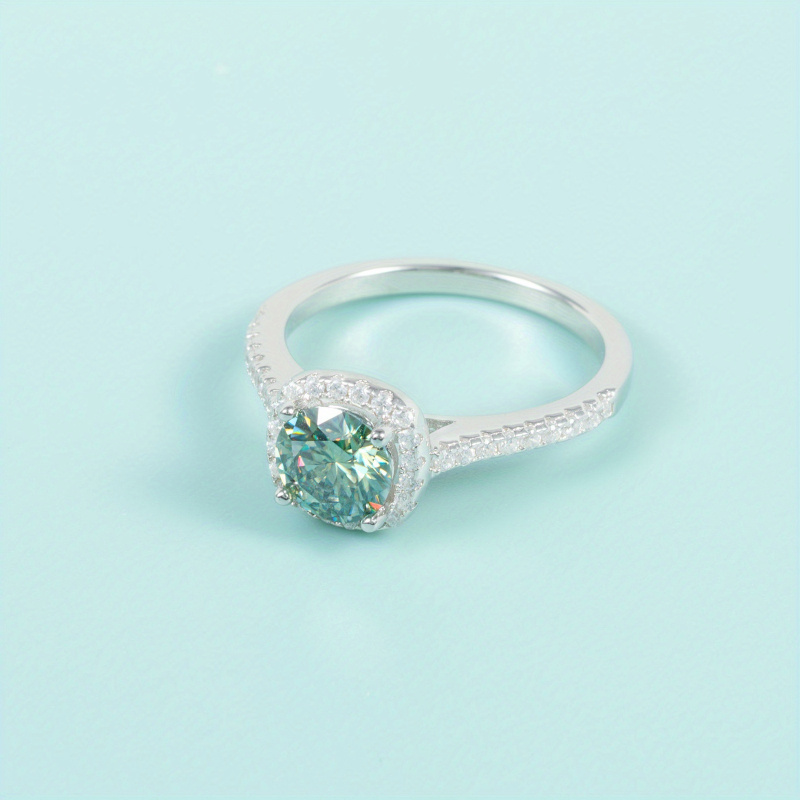1 шт. Обручальное кольцо с кру – обзор и цена Moissanite Engagement Ring 1 Carat