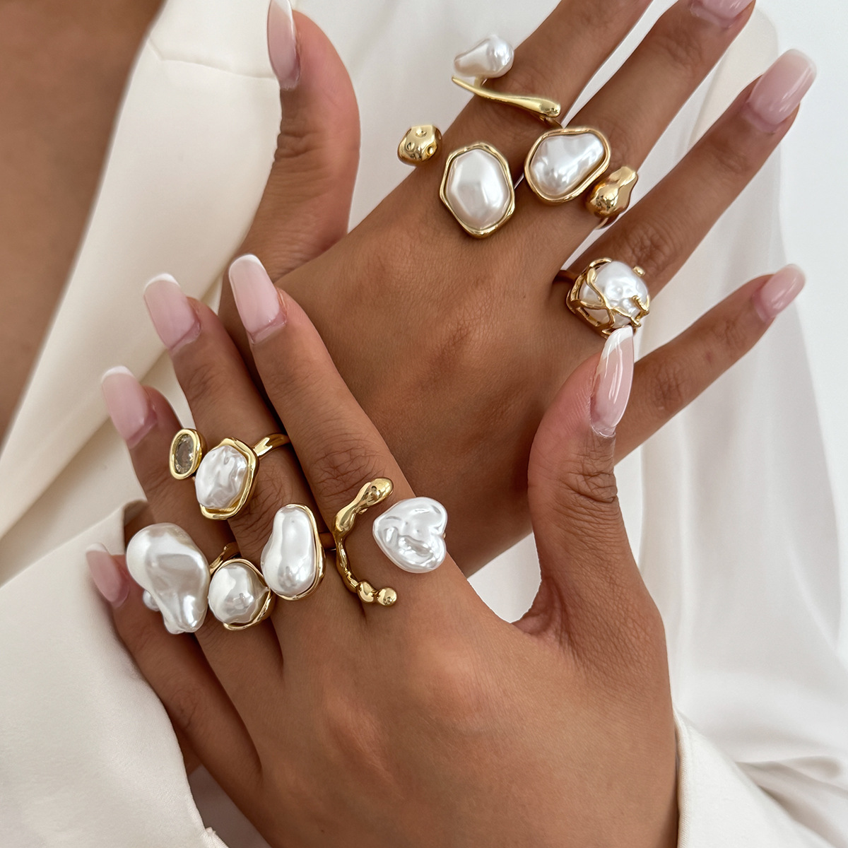 7 шт./компл. золотого цвета, н – обзор и цена Vintage Punk Knuckle Rings Set