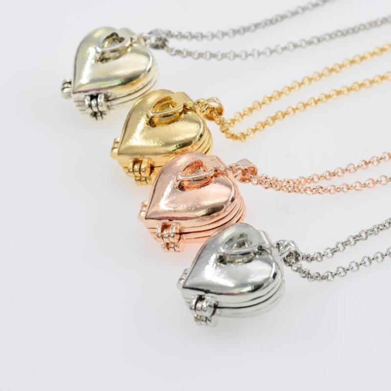 Винтажное складное многослойно – обзор и цена Heart Locket Necklace Photo