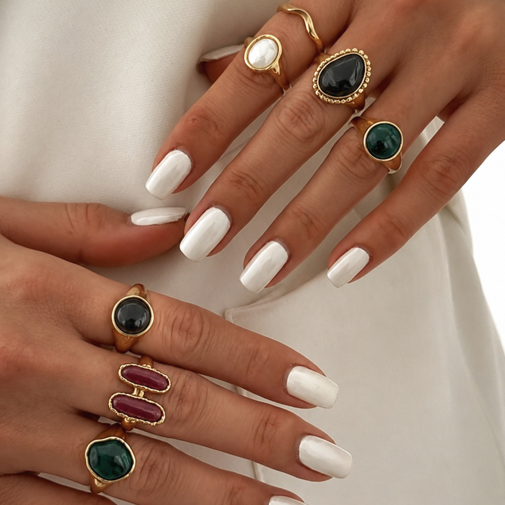 IngeSight.Z Набор из 7 колец в – обзор и цена Vintage Punk Knuckle Rings Set
