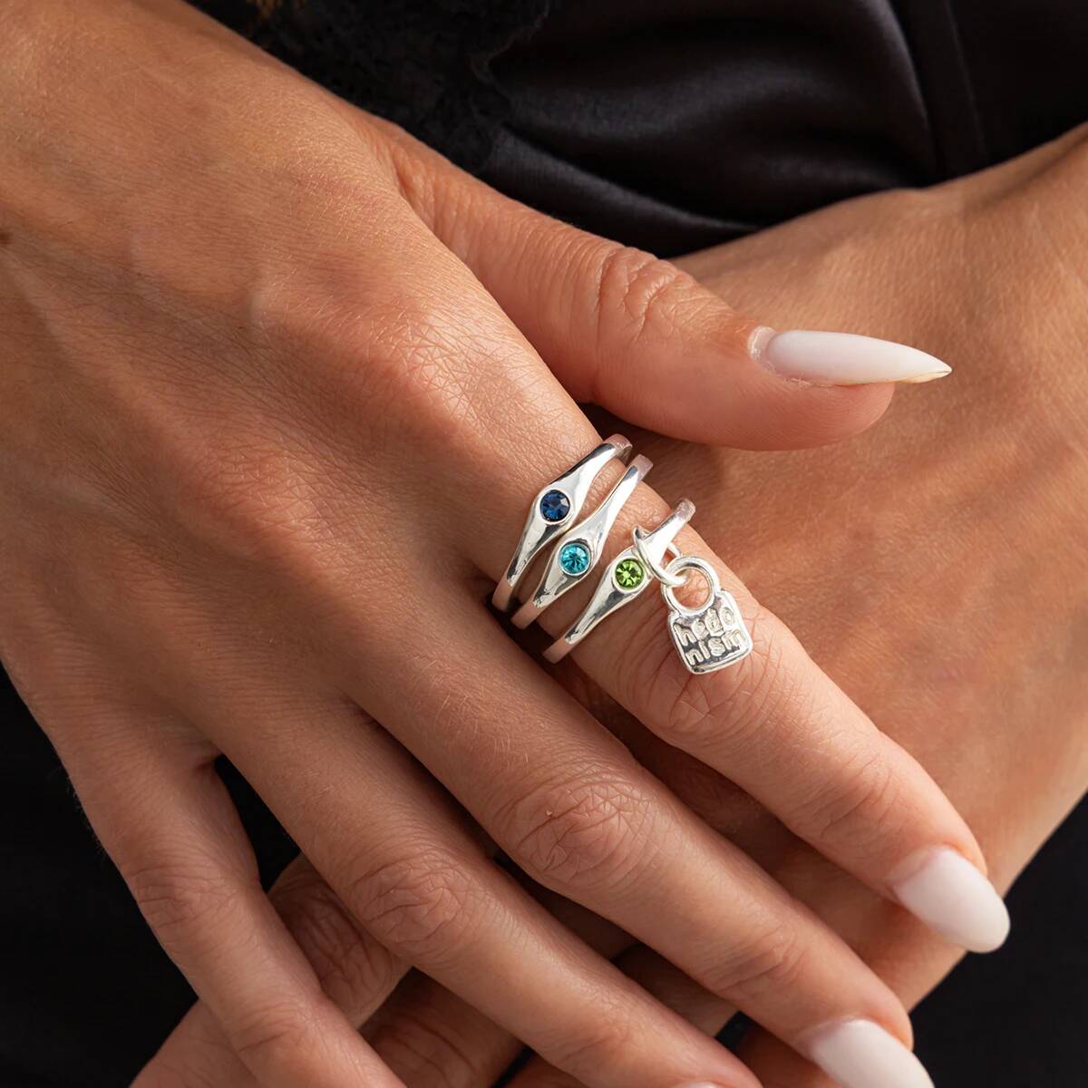 Комплект из 3 винтажных колец  – обзор и цена Vintage Punk Knuckle Rings Set