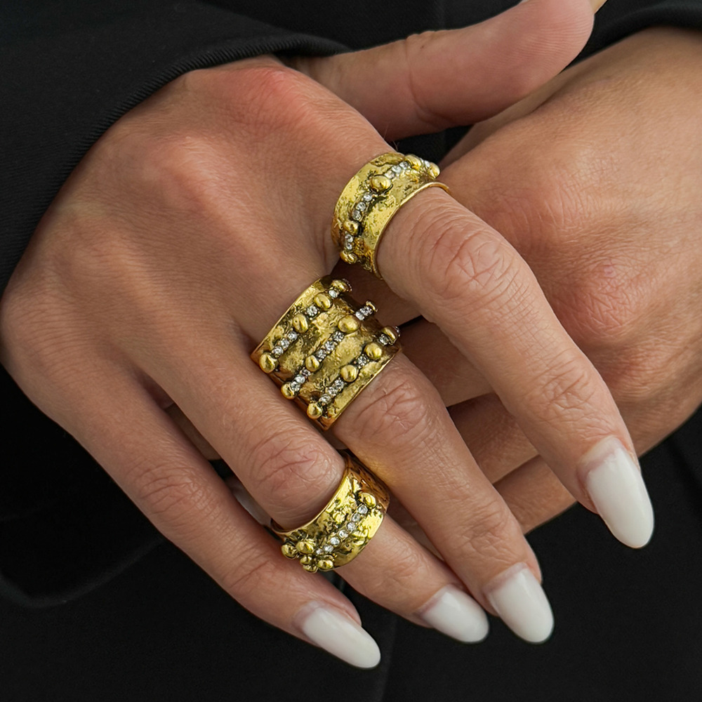 Набор из 3 винтажных регулируе – обзор и цена Vintage Punk Knuckle Rings Set
