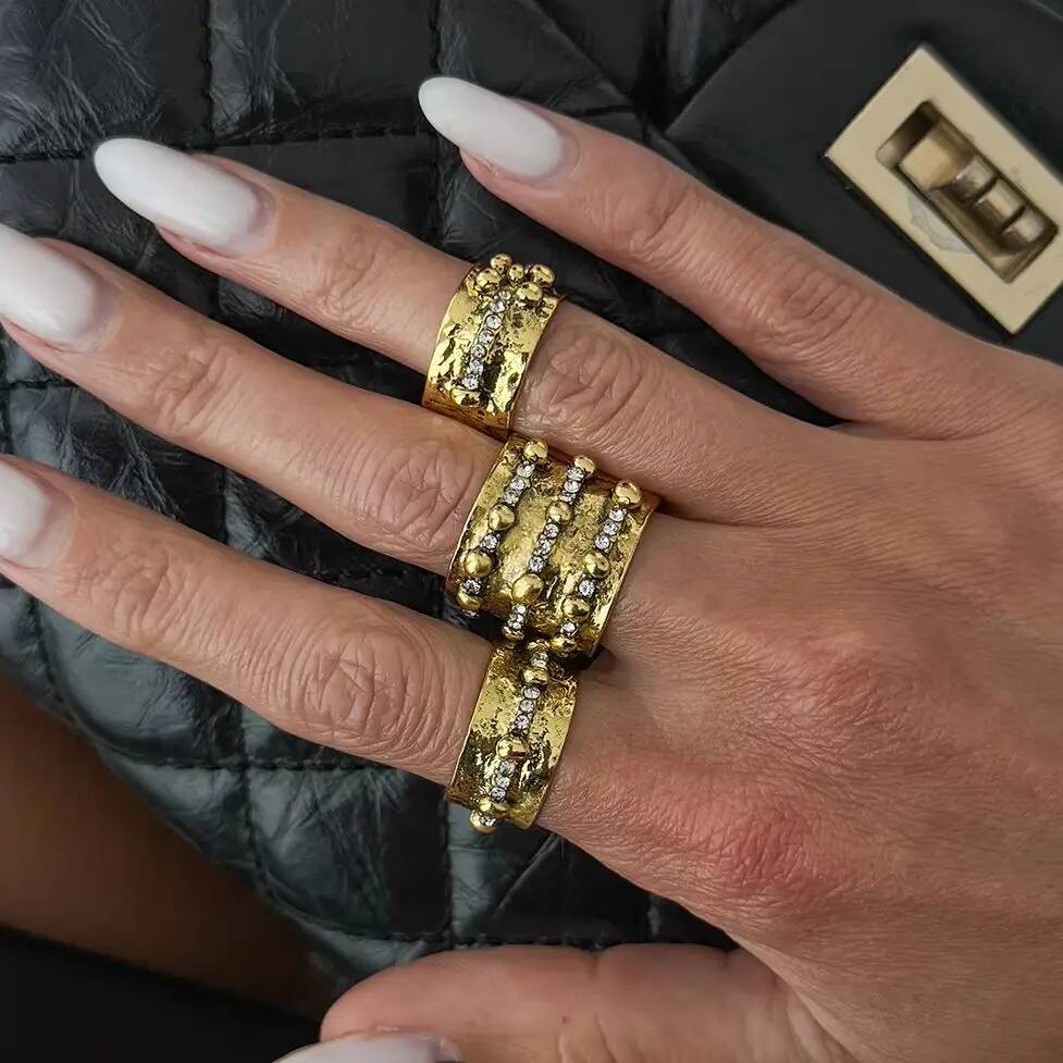 Набор из 3 винтажных регулируе – обзор и цена Vintage Punk Knuckle Rings Set