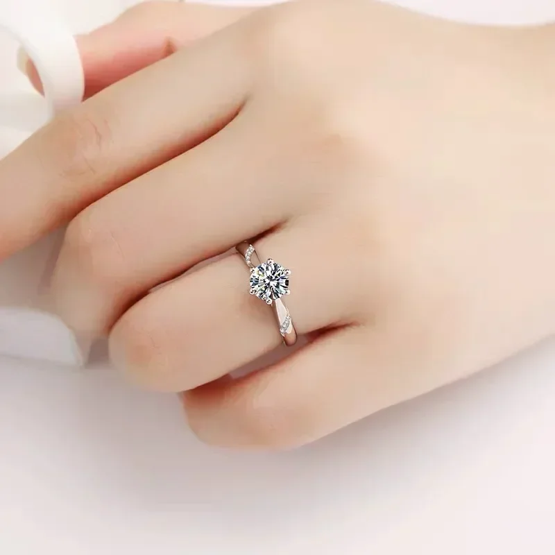 Кольцо Eldorado Gold из платин – обзор и цена Moissanite Engagement Ring 1 Carat
