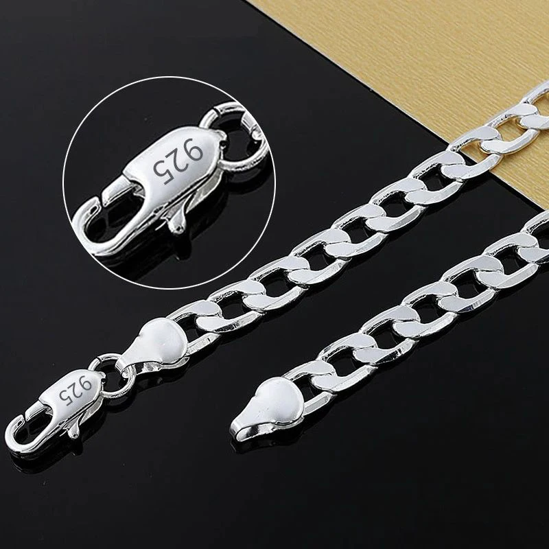 Колье из серебра 925 пробы для – обзор и цена Cuban Link Chain 12Mm