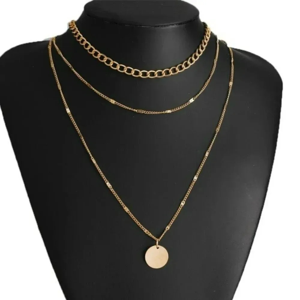 Эстетичные модные винтажные мн – обзор и цена Layered Pendant Necklace Aesthetic