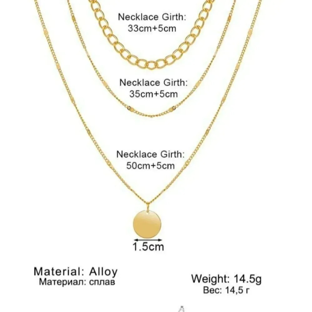 Эстетичные модные винтажные мн – обзор и цена Layered Pendant Necklace Aesthetic