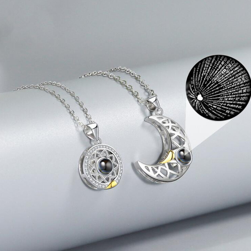 2 шт./комплект, колье с подвес – обзор и цена Magnetic Couple Matching Necklaces