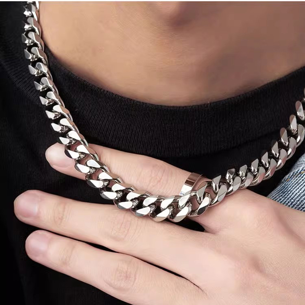 3/5/7 мм кубинская цепочка из  – обзор и цена Cuban Link Chain 12Mm