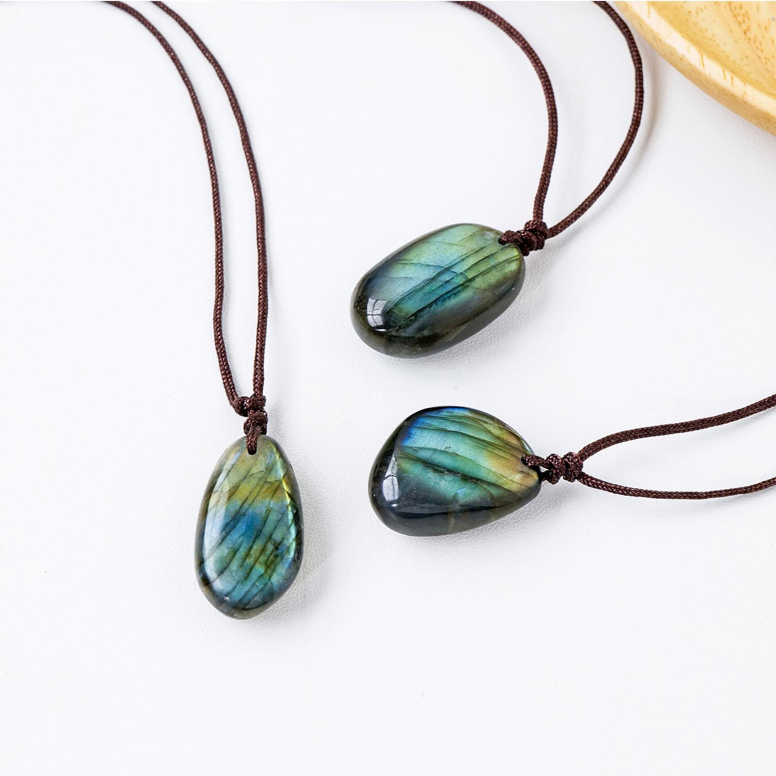 Ожерелья с подвесками из натур – обзор и цена Crystal Pendant Necklace Natural Stone