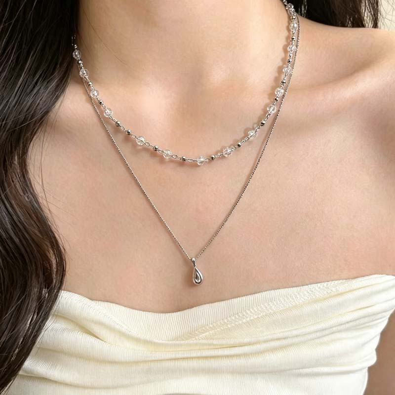 Новое модное ожерелье-чокер с  – обзор и цена Layered Pendant Necklace Aesthetic