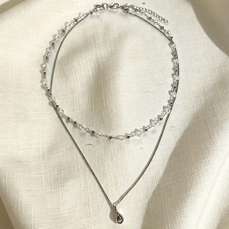 Новое модное ожерелье-чокер с  – обзор и цена Layered Pendant Necklace Aesthetic
