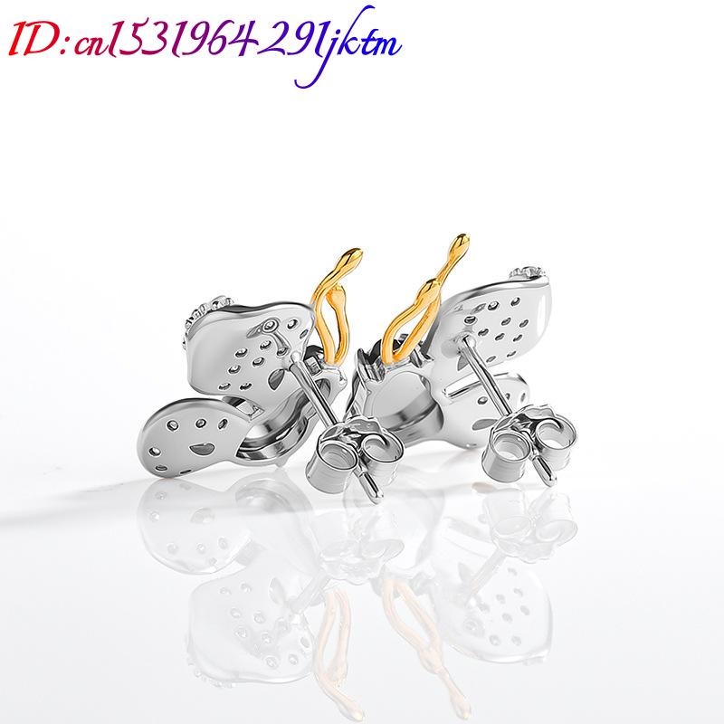 Серьги-бабочки из натурального – обзор и цена Earrings