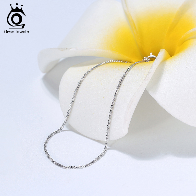 ORSA JEWELS, итальянское сереб – обзор и цена 925 Sterling Silver Chain Necklace Men