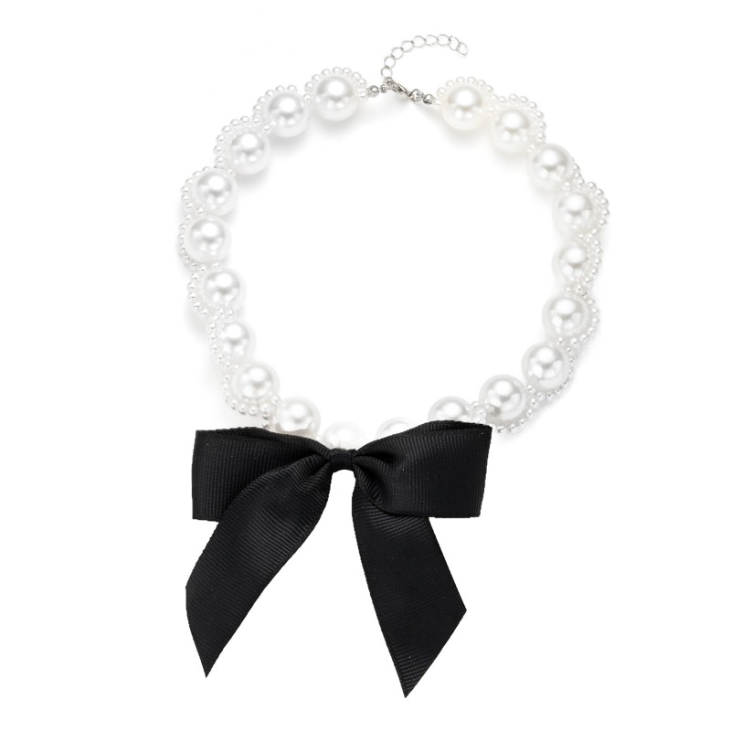 Ожерелье-чокер из искусственно – обзор и цена Pearl Choker Necklace Vintage
