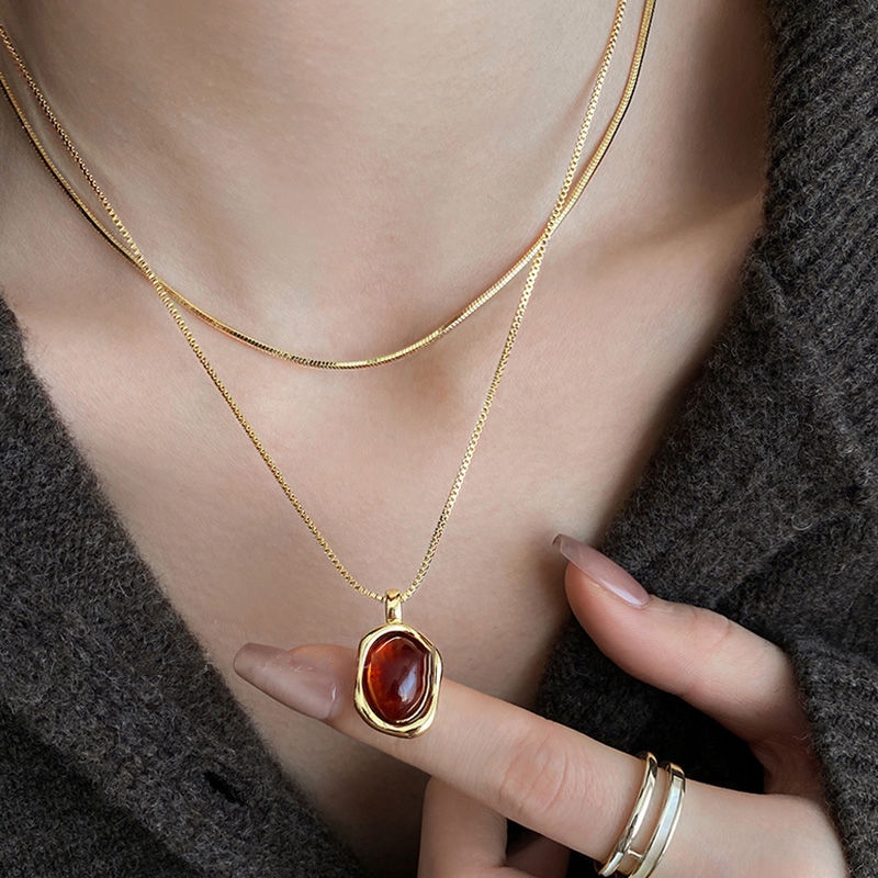 Модные винтажные двухслойные п – обзор и цена Layered Pendant Necklace Aesthetic