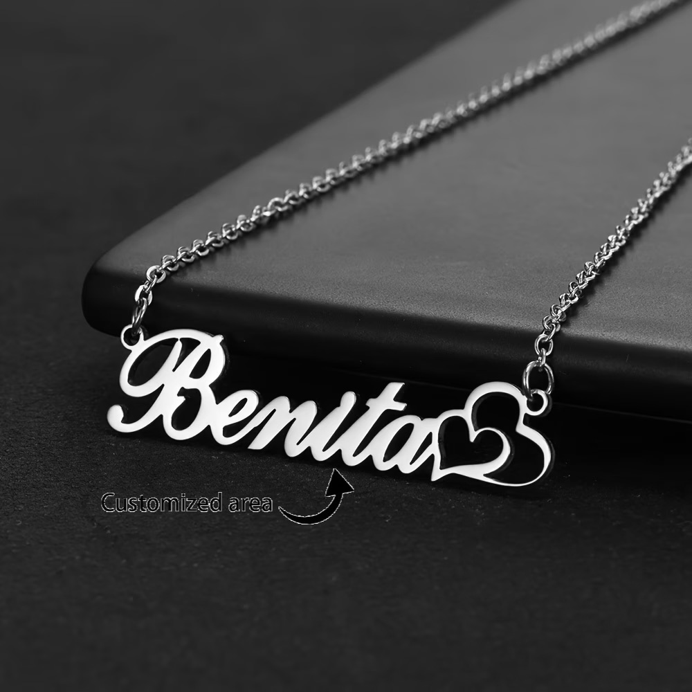 Персонализированное ожерелье с – обзор и цена Custom Name Necklace Stainless Steel