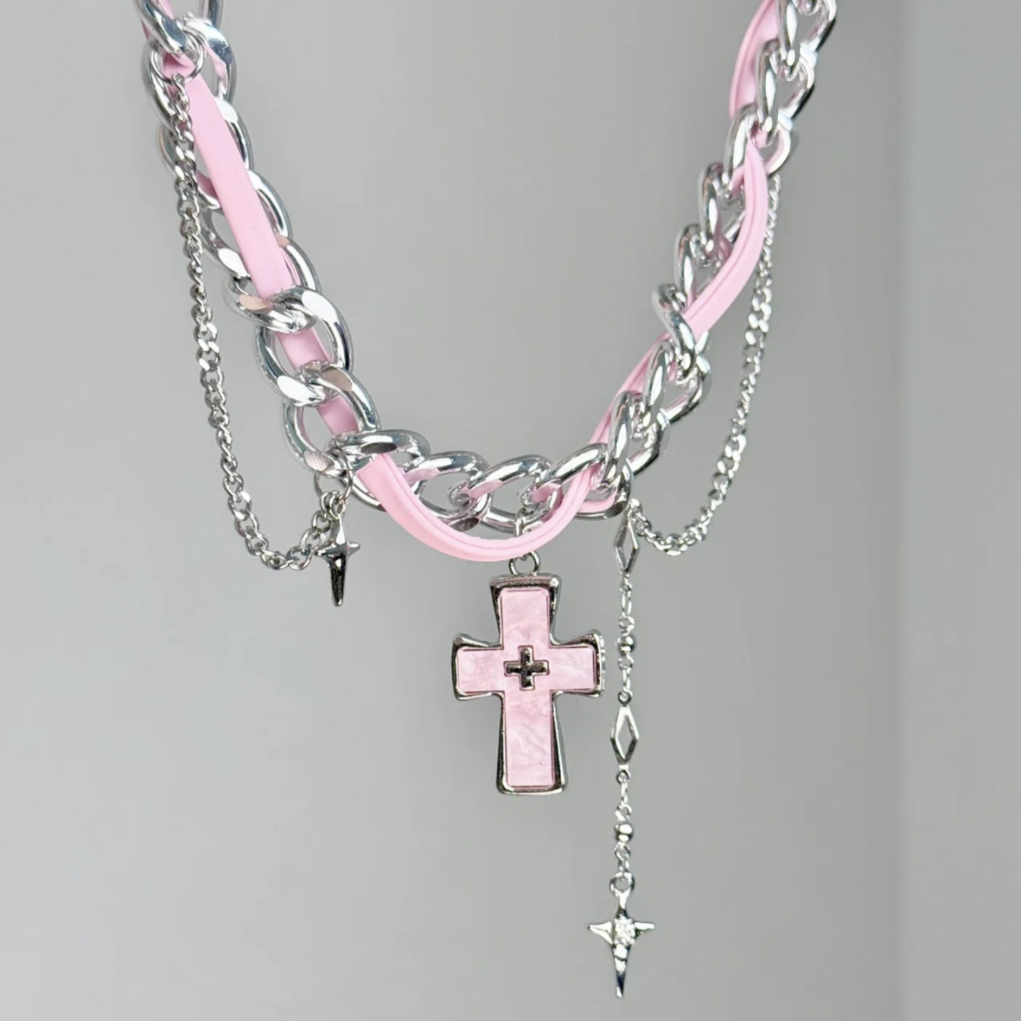 Многослойное ожерелье-чокер в  – обзор и цена Layered Pendant Necklace Aesthetic