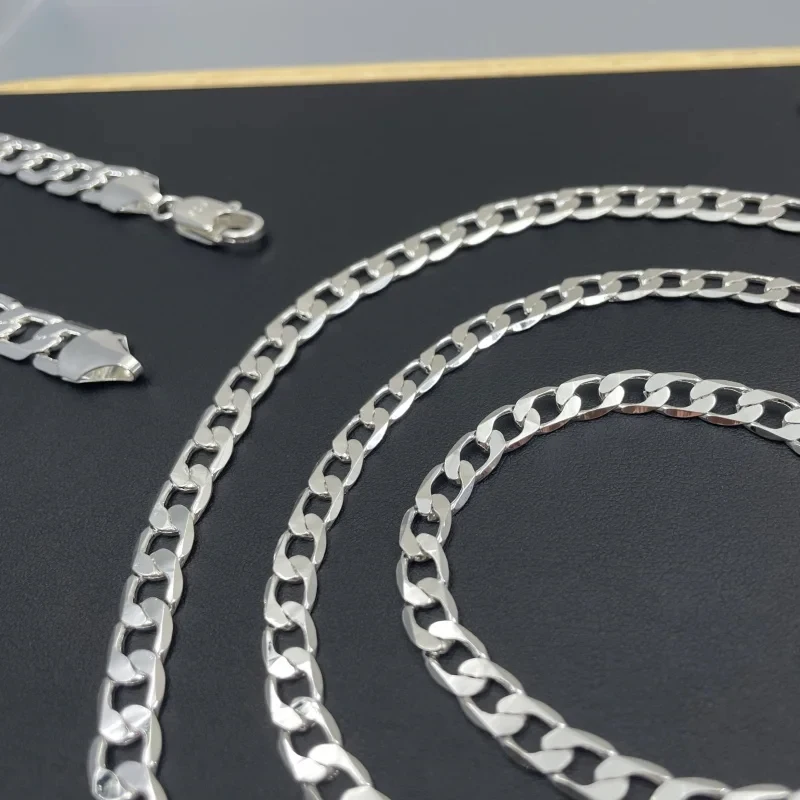 Мужское ожерелье из стерлингов – обзор и цена Cuban Link Chain 12Mm