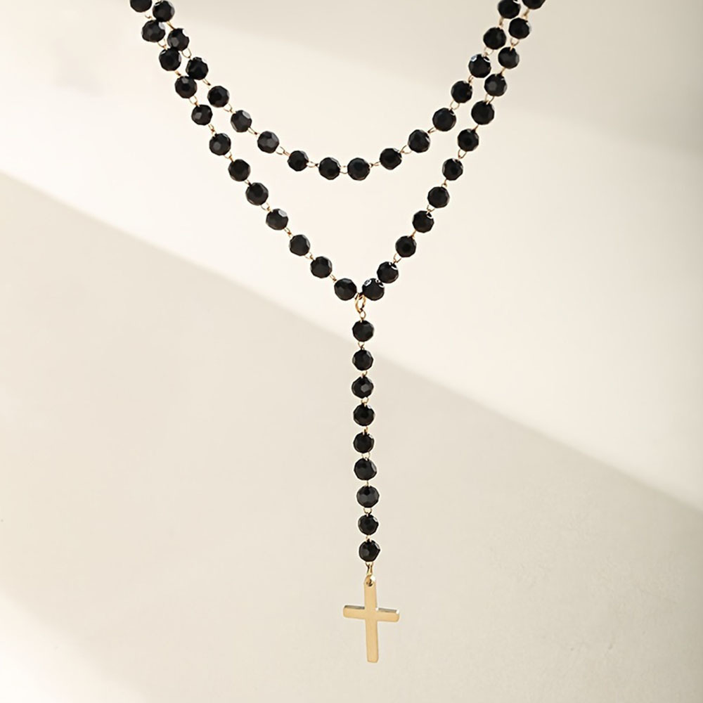 Готическое двухслойное черное  – обзор и цена Layered Pendant Necklace Aesthetic