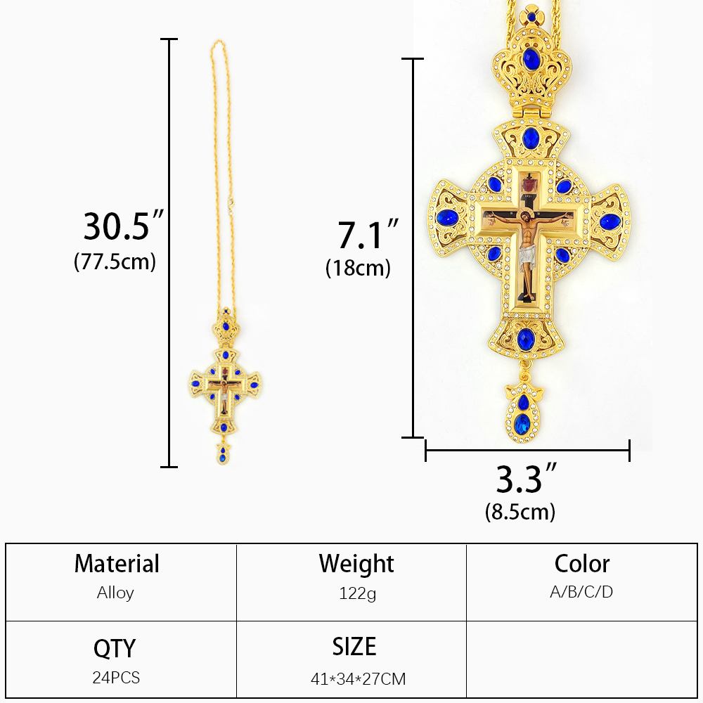 Традиционный византийский прав – обзор и цена Cross Pendant Necklace Gold