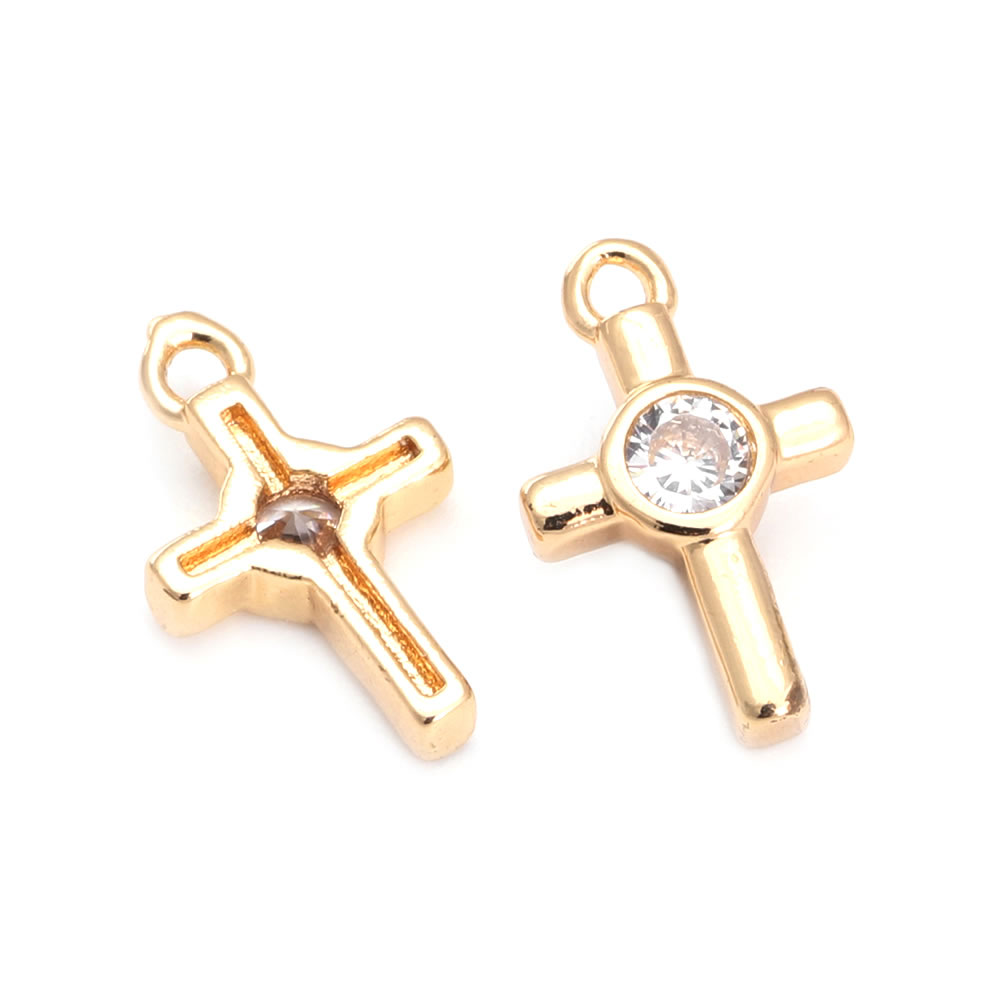 Подвеска в форме сердца и звез – обзор и цена Cross Pendant Necklace Gold