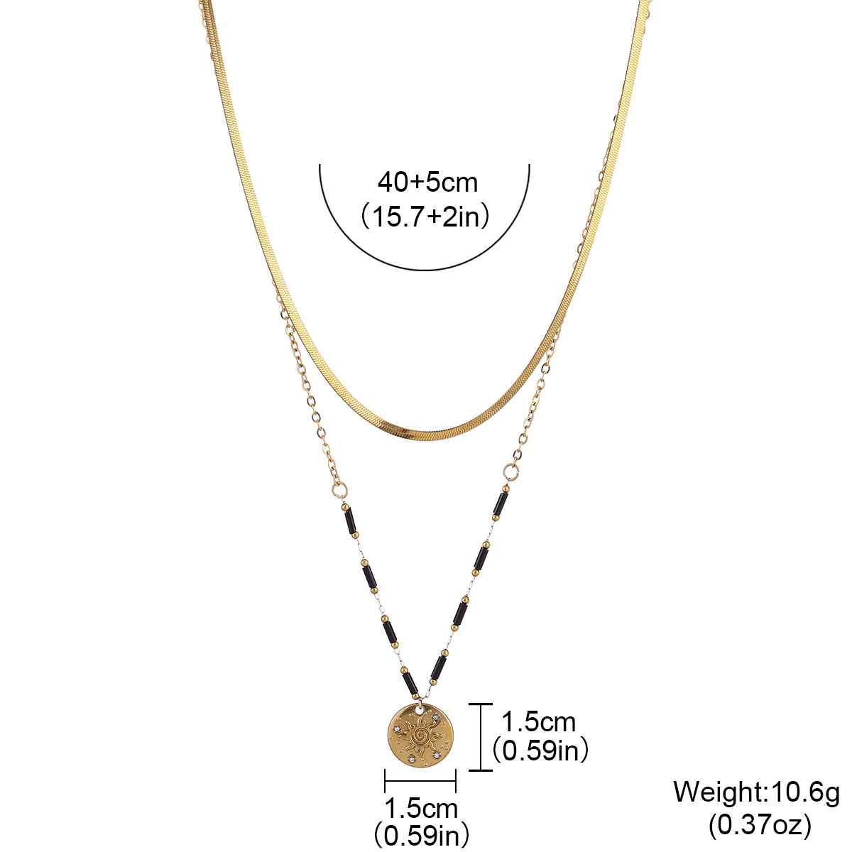 Многослойное ожерелье в стиле  – обзор и цена Layered Pendant Necklace Aesthetic