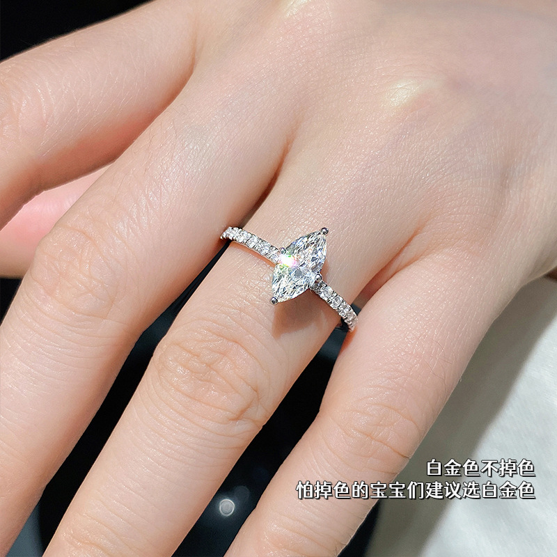 Роскошные обручальные кольца и – обзор и цена Moissanite Engagement Ring 1 Carat