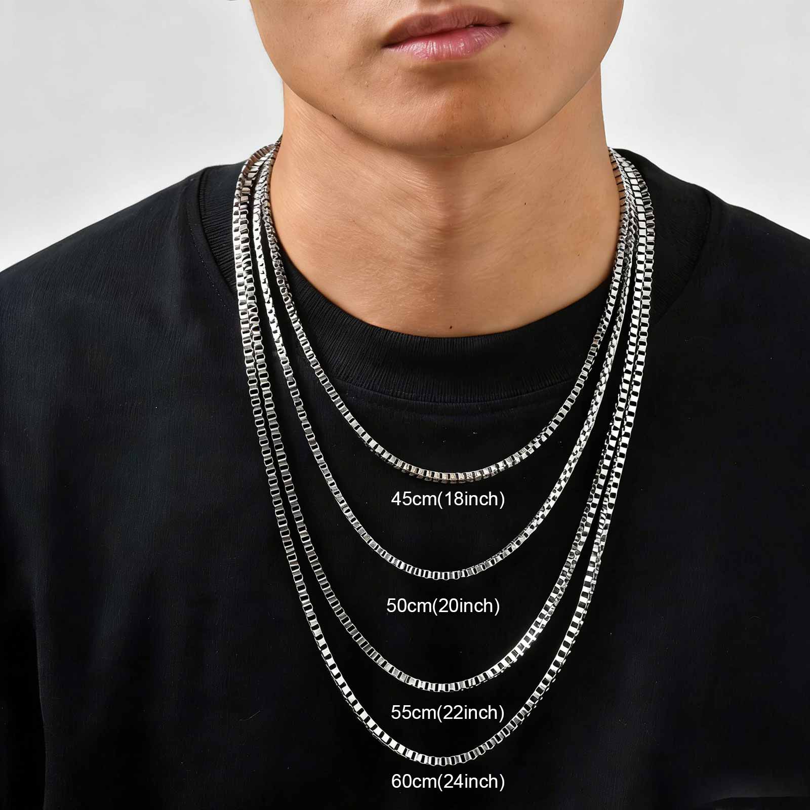 Тонкое цепное ожерелье 1/2/3 м – обзор и цена Cuban Link Chain 12Mm