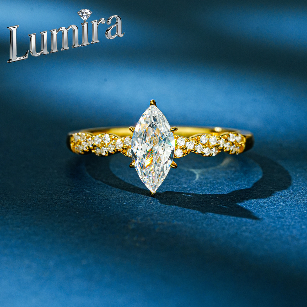 Кольцо Lumira из 100% 18-карат – обзор и цена Moissanite Engagement Ring 1 Carat
