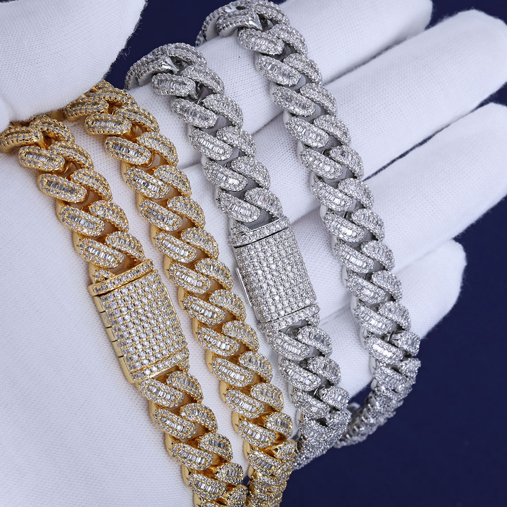 Ювелирные изделия NUOYA в стил – обзор и цена Cuban Link Chain 12Mm